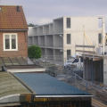 Stellen van profielen en kozijnen in onder-aanneming. Beverwijk.